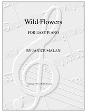 Wild Flowers for piano solo